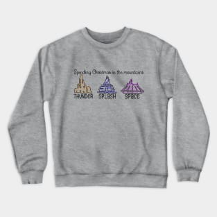 Christmas in the mountains Crewneck Sweatshirt